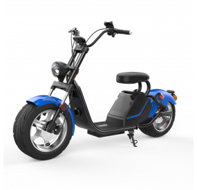 scooter électrique bleu