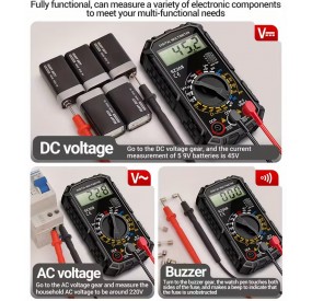 ANENG SZ308 Multimètre Numérique  connections